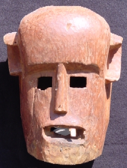 Masque Africain Sukuma (TANZANIE) Matériaux - bois - belle patine d'usage
