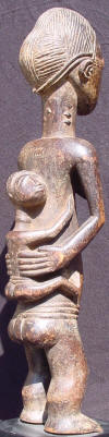 Statuette Africaine - Maternité  Baoulé