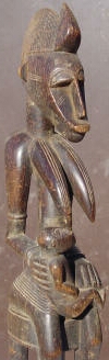 Statuette Africaine - Ethnie  Baoulé - Côte d'Ivoire